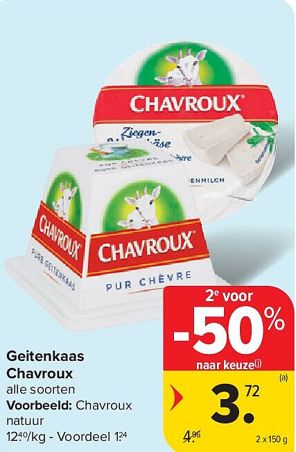 Geitenkaas Chavroux
