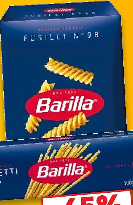 Barilla Classic Pasta, verschiedene Sorten, 500-g-Packung
