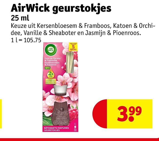 AirWick geurstokjes