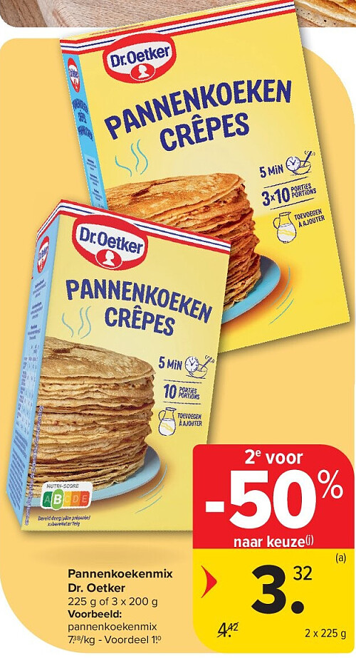 Pannenkoekenmix Dr. Oetker