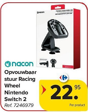 Opvouwbaar stuur Racing Wheel Nintendo Switch 2