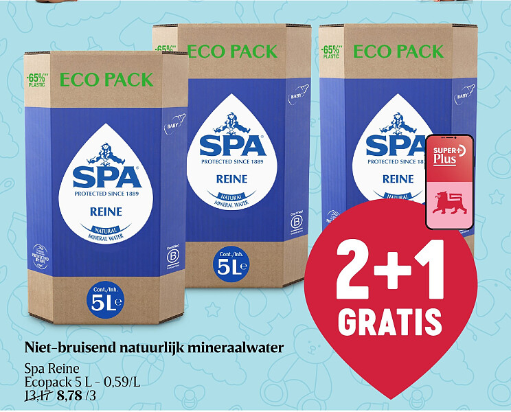 Niet-bruisend natuurlijk mineraalwater
