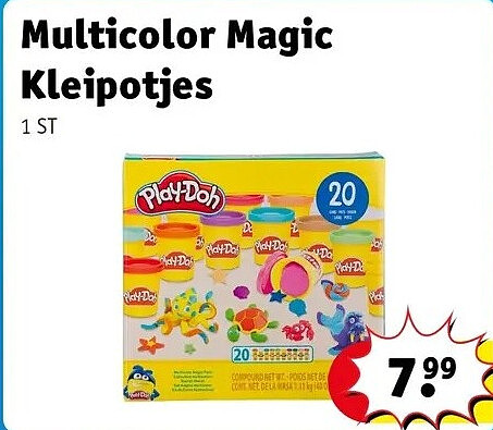 Multicolor Magic Kleipotjes
