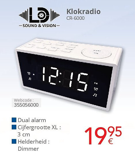 Klokradio CR-6000