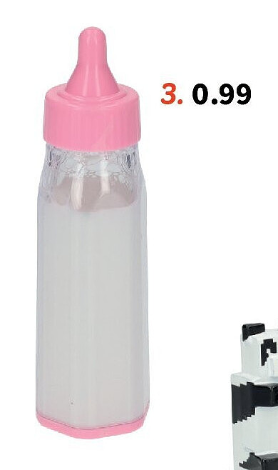 Poppen melkflesje