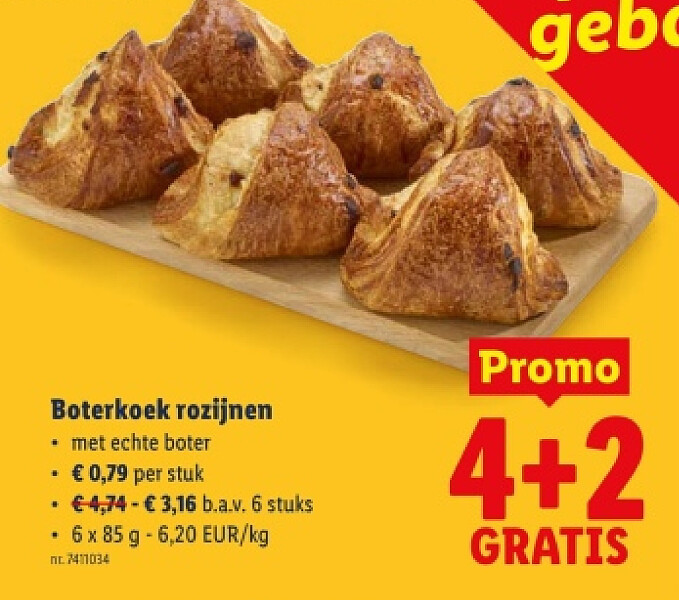 Boterkoek rozijnen