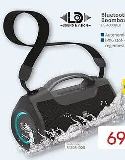 Bluetooth Party Boombox BS-4000BLK