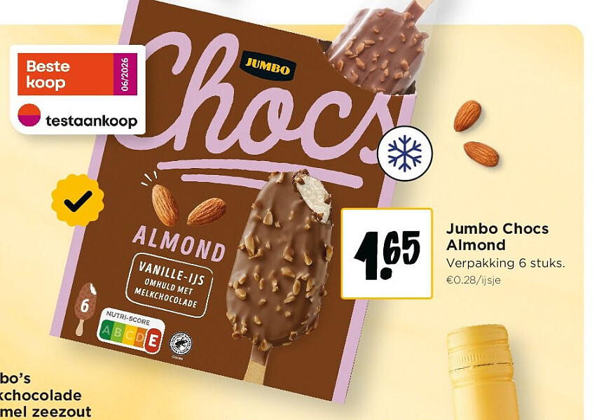 Jumbo Chocs Almond