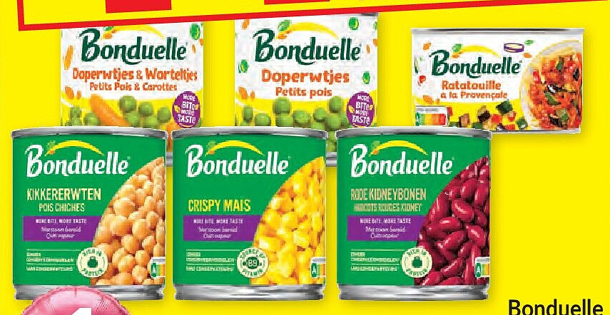 Bonduelle groenten in blik