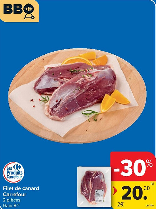 Filet de canard Carrefour