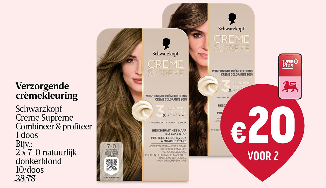 Verzorgende crèmekleuring