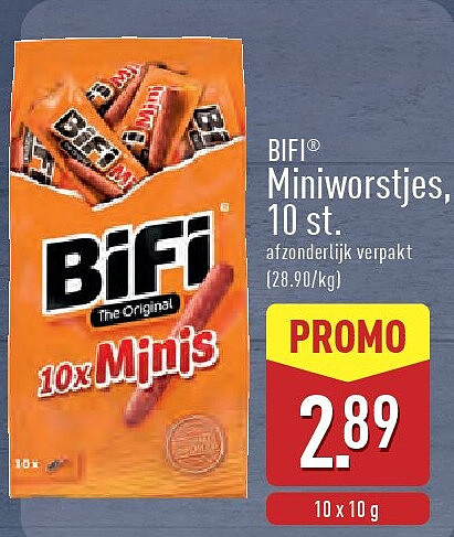 Miniworstjes, 10st.