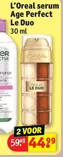 L’Oreal serum Age Perfect Le Duo