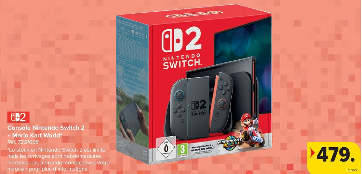 Console Nintendo Switch 2 + Mario Kart World