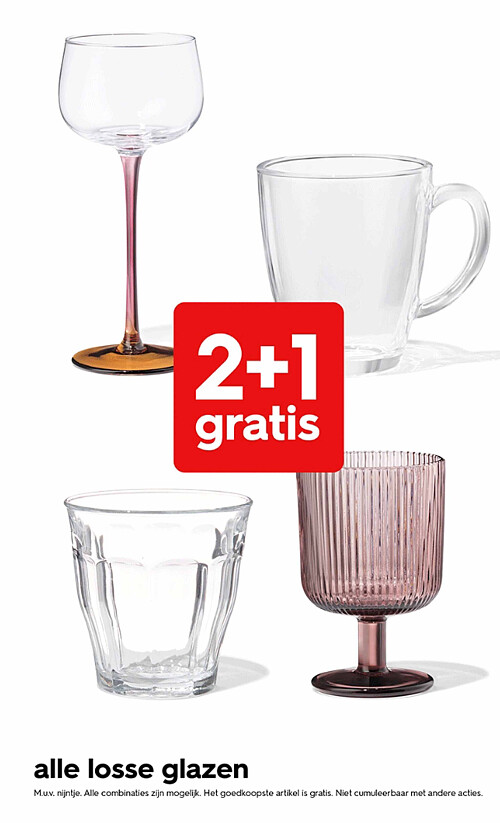 alle losse glazen