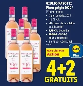 Pinot grigio DOC