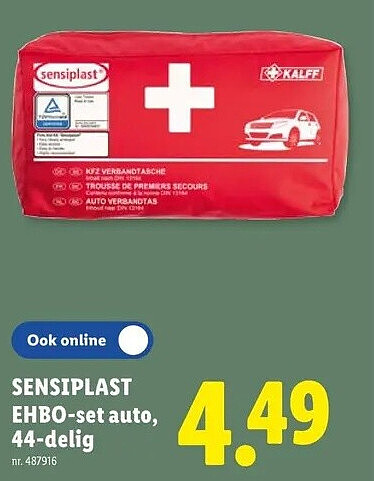 EHBO-set auto, 44-delig