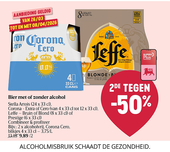 Bier met of zonder alcohol