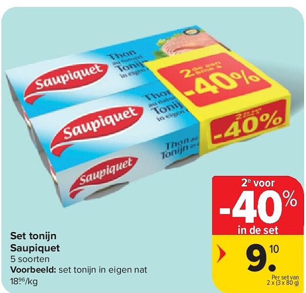 Set tonijn Saupiquet