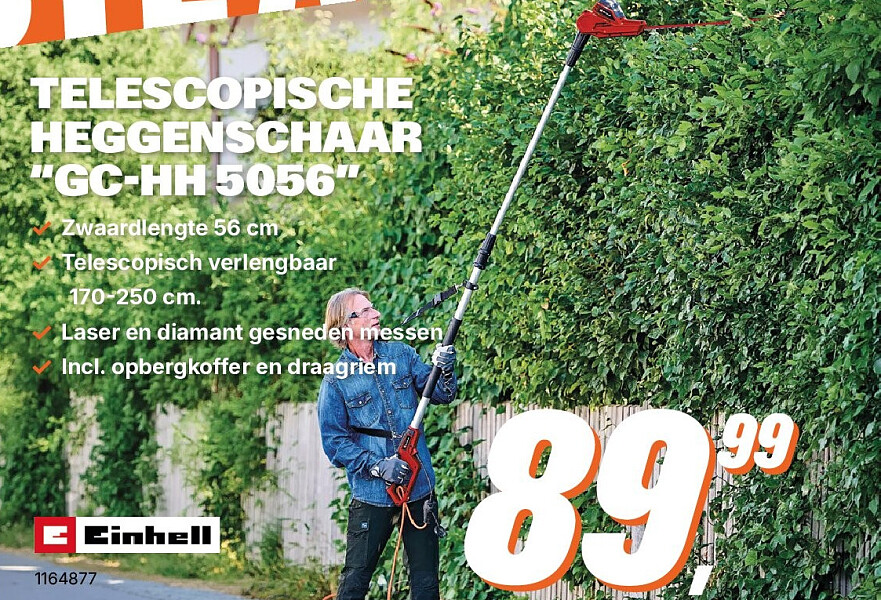 TELESCOPISCHE HEGGENSCHAAR “GC-HH 5056”