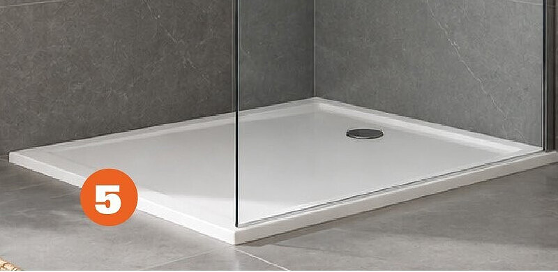 RECEVEUR DE DOUCHE 90 × 90 cm
