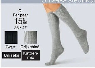 Uniseks steunkousen