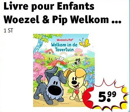 Livre pour Enfants Woezel & Pip Welkom.