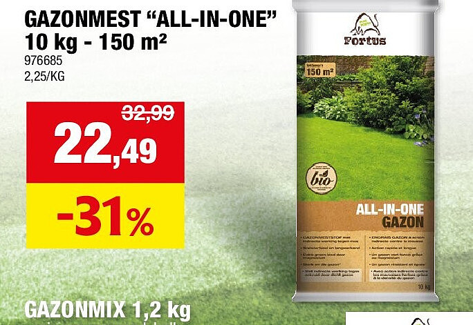 GAZONMEST “ALL-IN-ONE” 10 kg - 150 m²