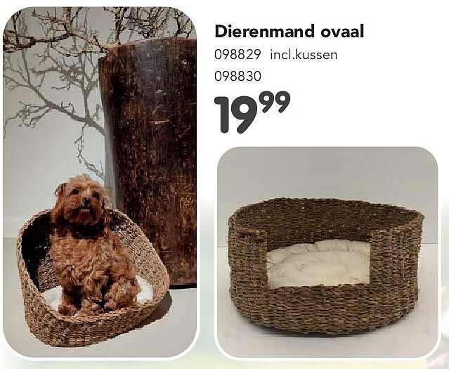 Dierenmand ovaal