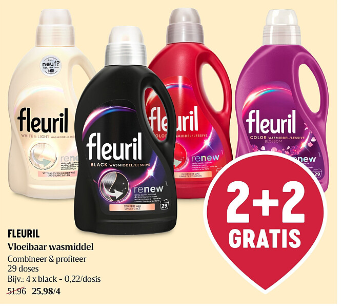 FLEURIL Vloeibaar wasmiddel