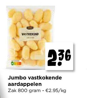 Jumbo vastkokende aardappelen
