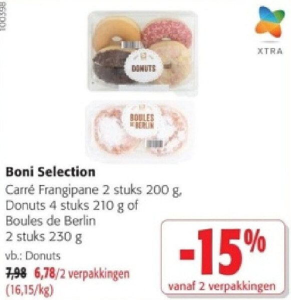 oni Selection Carré Frangipane 2 stuks 200 g