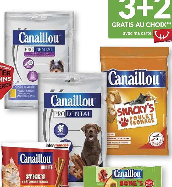 Canaillou snacks pour chien ou chat
