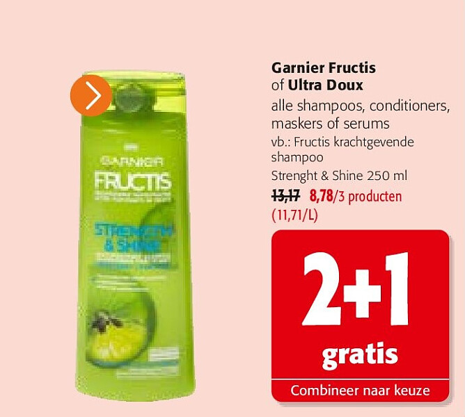 Fructis krachtgevende shampoo Strenght & Shine 250 ml