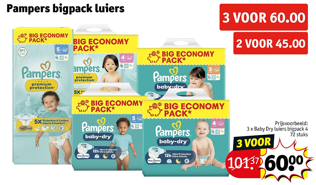 Pampers bigpack luiers