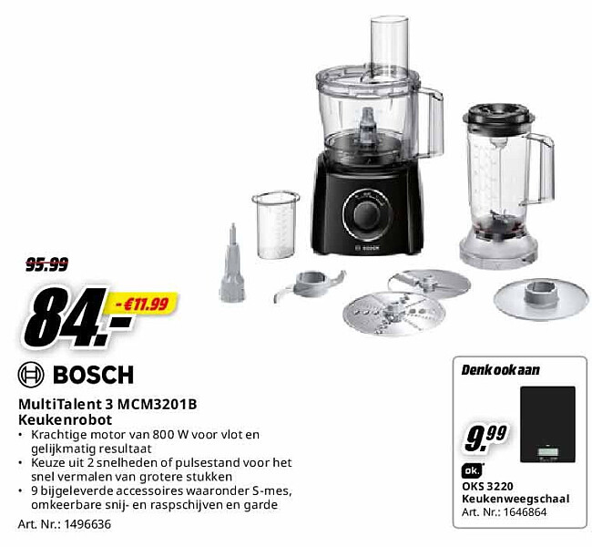 MultiTalent 3 MCM3201B Keukenrobot