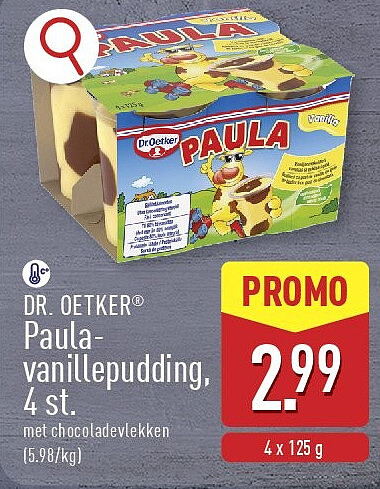 Paulavanillepudding, 4st.
