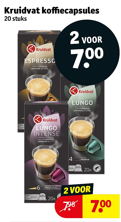 Kruidvat koffiecapsules