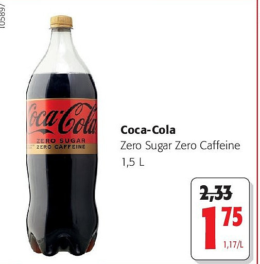 Coca-Cola Zero Sugar Zero Caffeine 1,5 L