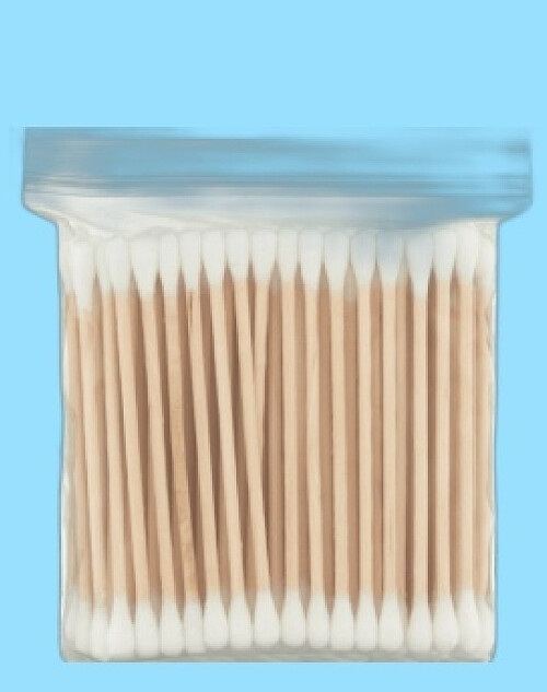 Wattenstaafjes hout in een zakje