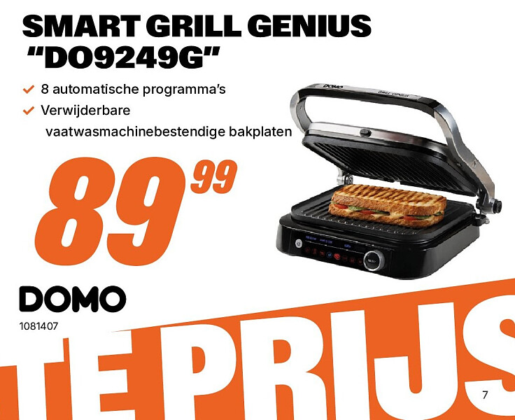 SMART GRILL GENIUS “DO9249G"