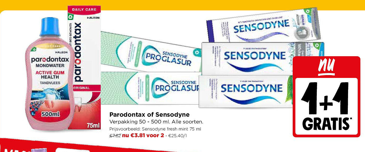 Parodontax of Sensodyne