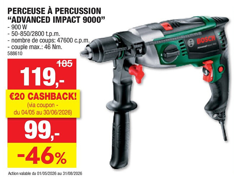 PERCEUSE À PERCUSSION “ADVANCED IMPACT 9000”