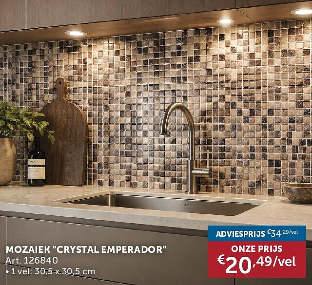 MOZAIEK "CRYSTAL EMPERADOR"
