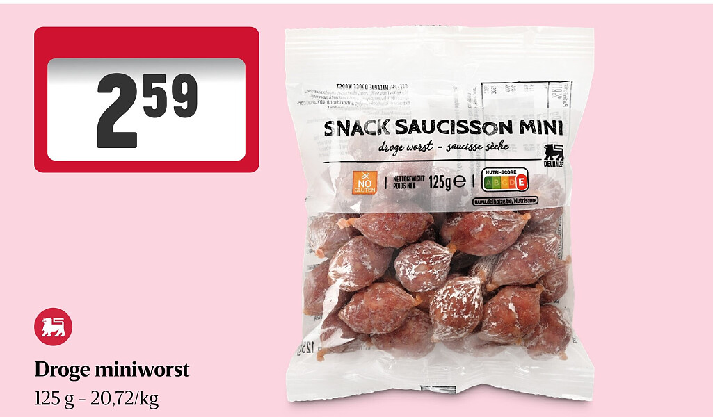 Droge miniworst