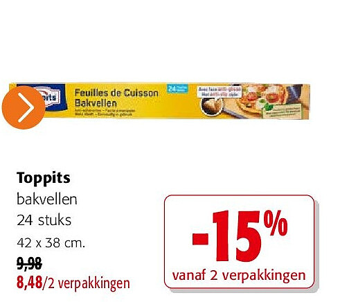 Toppits bakvellen 24 stuks