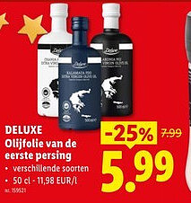 DELUXE Olijfolie van de eerste persing