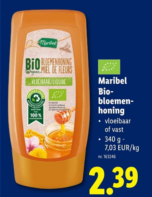 Biobloemenhoning