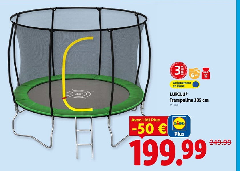 Trampoline 305 cm