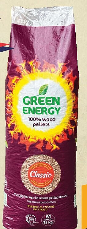 Green Energy Classic houtpellets 15 kg